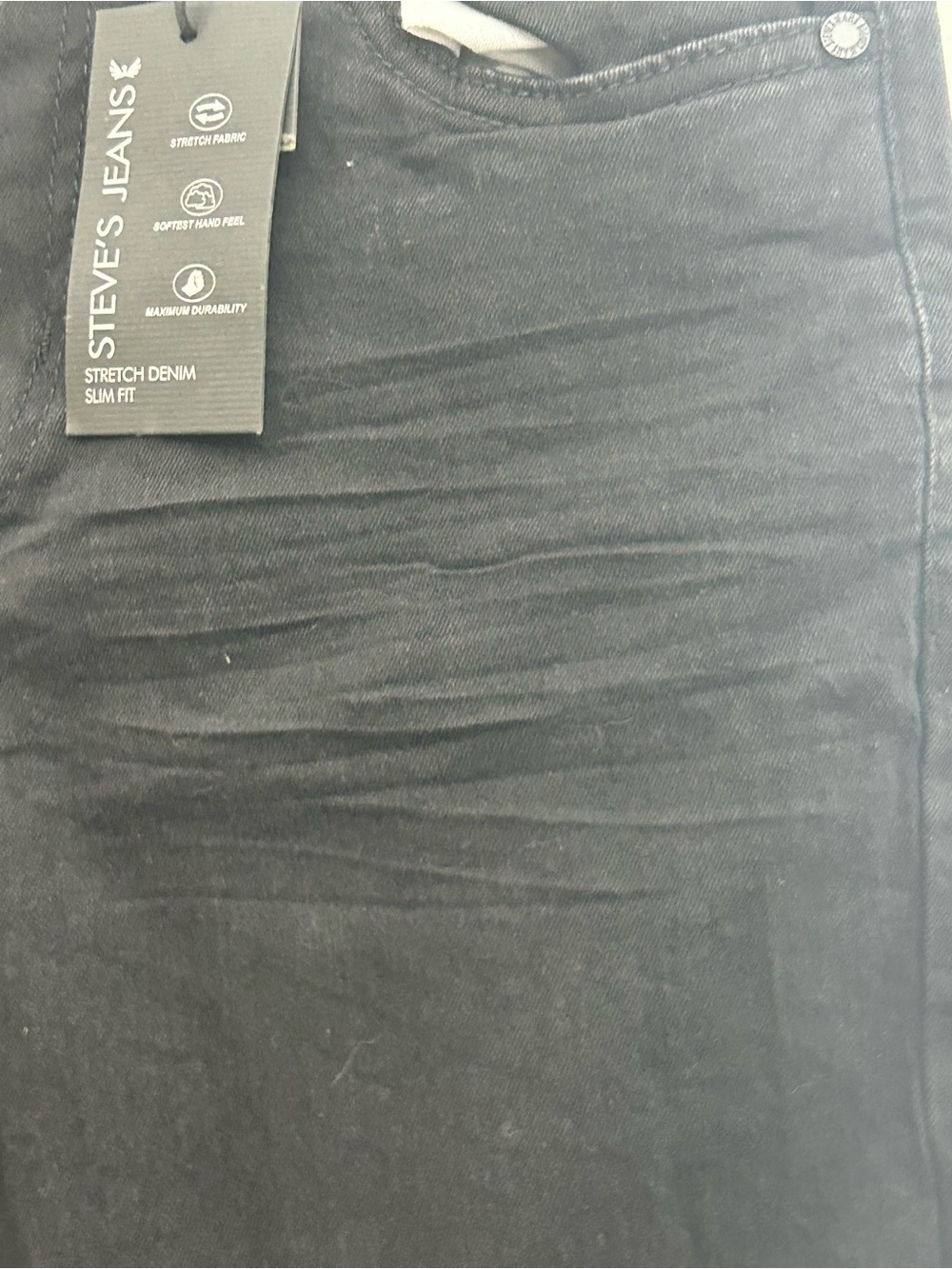 Steve’s Jeans Black Skinny Jeans for Women - Stretch Slim Fit Size 14 - Picture 5 of 13